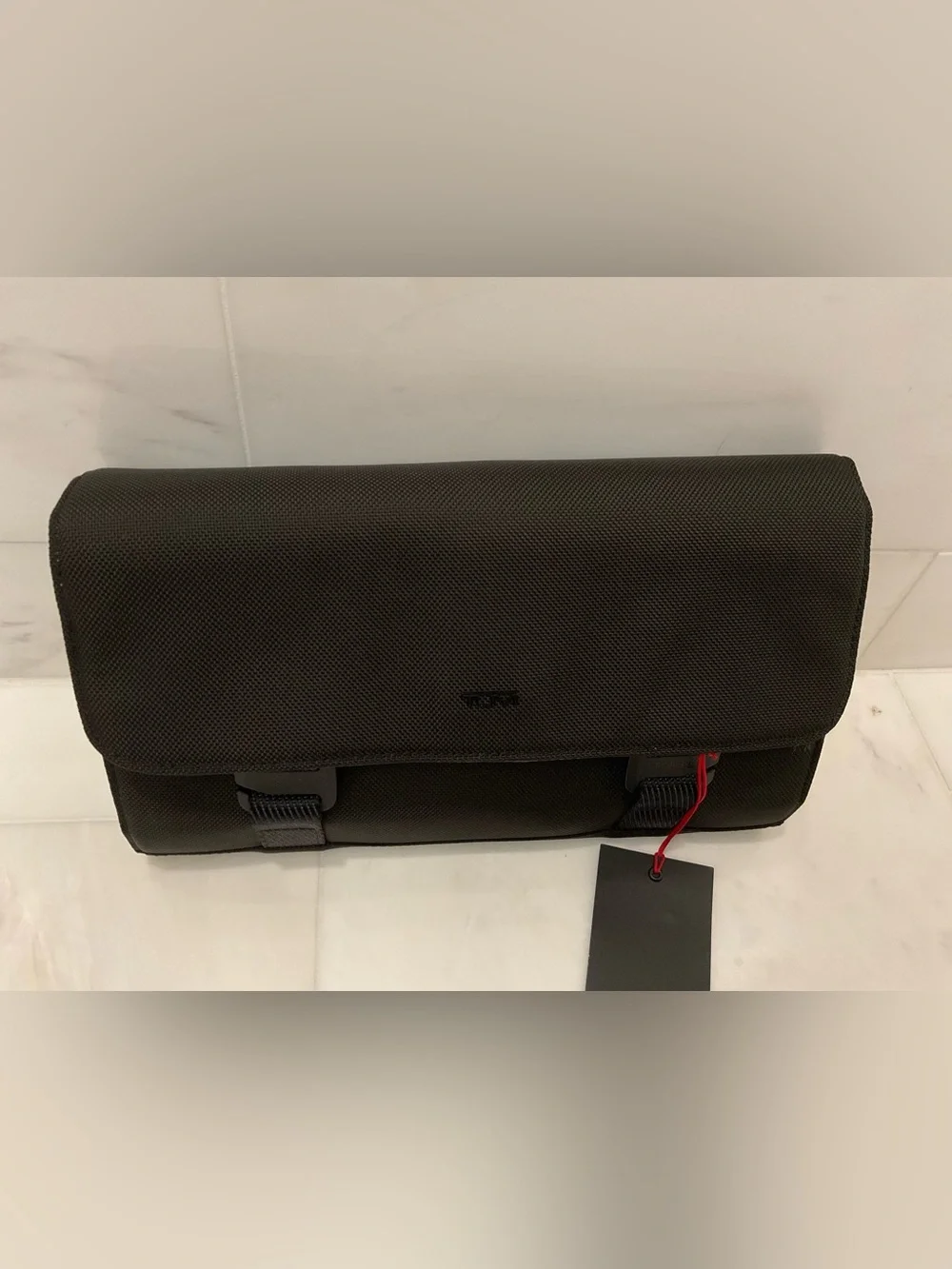 NEW Tumi + 11.0” Ballistic Nylon HANGING TRAVEL DOPP KIT - SOLID BLACK